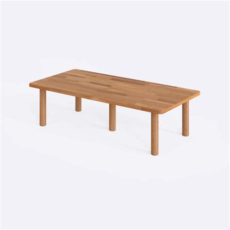 Loon Peak Table Basse Rectangulaire En Bois Massif Duboise Wayfair