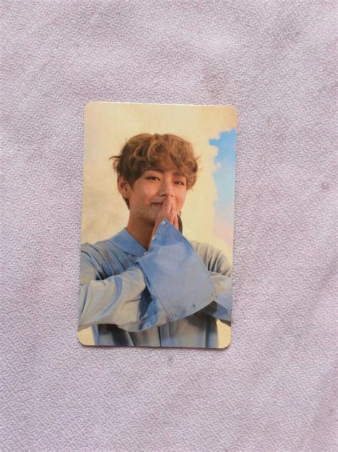 Wts Wtt Bts Love Yourself Her O Ver Photocard V Taehyung