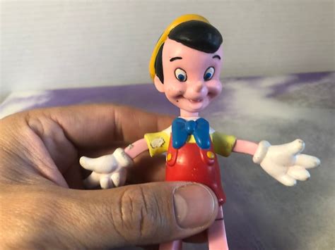 Vintage Large Disney Pinocchio Disney Bendable Figure Pvc Etsy