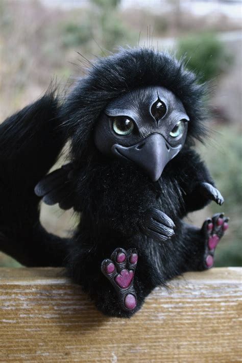 Three Eyed Raven Gryphon Etsy