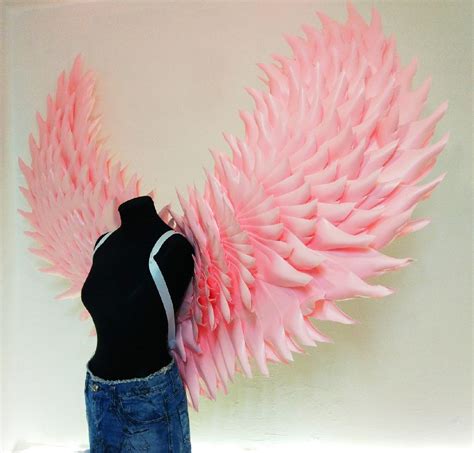 Pink Angel Wings Costume Victoria Secret Wings Cosplay Angel Etsy