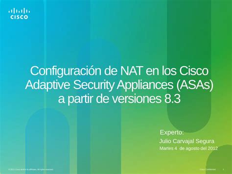 PDF Configuración de NAT en los Cisco Adaptive Security Qué