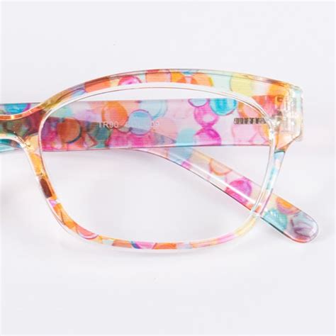 Rainbow Cat Eye Multicolor Bubble Full Frame Tr90 Eyeglasses Glassesshop