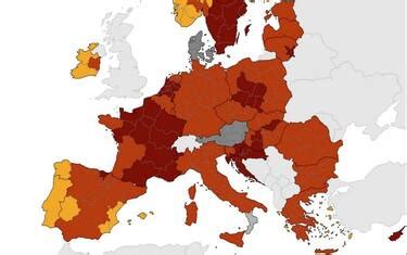 Covid Nuova Mappa Ue Ia Valle D Aosta Unica Regione Italiana In Rosso