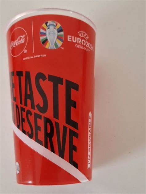 Coca Cola Becher UEFA EURO 2024 EM Fussball Kaufen Auf Ricardo