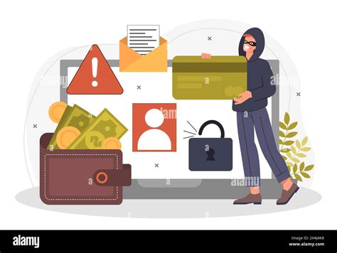 Hacker Activity Concept Stock Vector Image Art Alamy