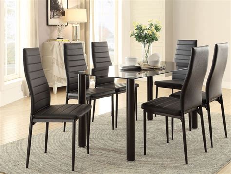 Florian Black Dining Room Set from Homelegance | Coleman Furniture