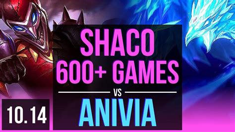 Shaco Vs Anivia Mid 600 Games 2 Early Solo Kills Kda 1039