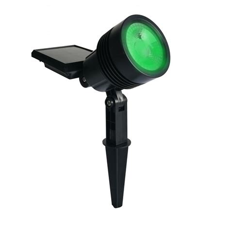 Luz Lumin Ria L Mpada Espeto Refletor Spot Solar Super Led Verde