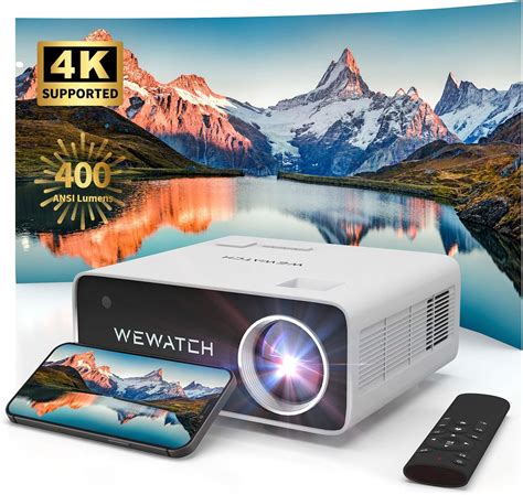 Wewatch V Pro K Wifi Bluetooth Projector Lumens Native