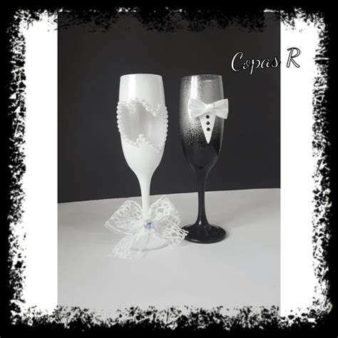 Copas Personalizadas Para Bodas Y Eventos Copas De Novios