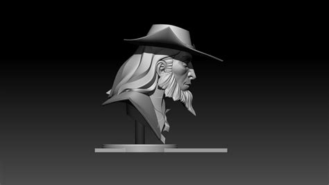 Twisted Fate Bust Fanart Cgtrader