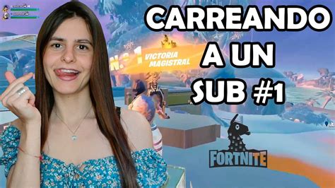 ASMR FORTNITE JUEGO CON UN SUB Y GANAMOS LA PARTIDA GAMEPLAY EN