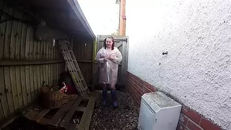 British Tart In Transparent Plastic Mac And Wellingtons Nude Pics XHamster