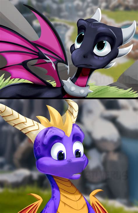 Spyro And Cynder Fan Art