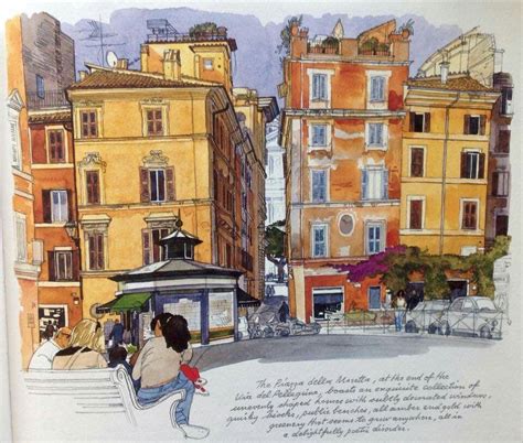 Fabrice Moireau Urban Sketching Drawing Illustrations Scene Design