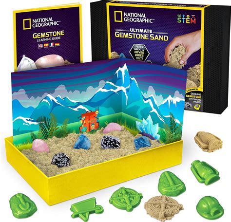 National Geographic Gemstone Play Sand Pounds Of Play Sand Molds