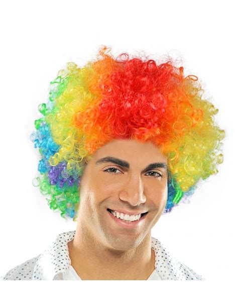 Rainbow Funky Afro Wig - Wigs - Accessories - Themes |Costumes-AU