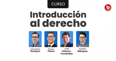 Curso de introducción al derecho Inicio 11 de febrero de 2024