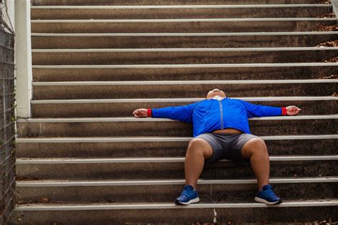 Fat Person Falling Down Stairs