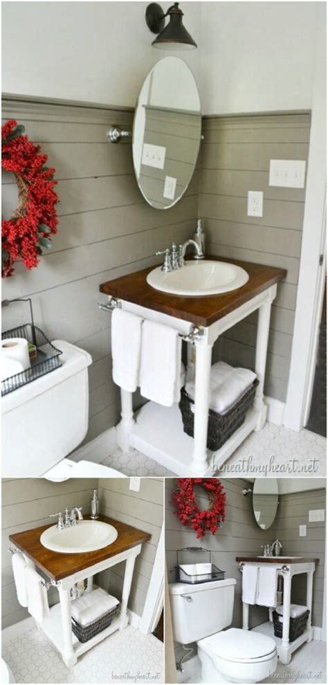 Super Easy Diy Bathroom Vanity Projects • Picky Stitch