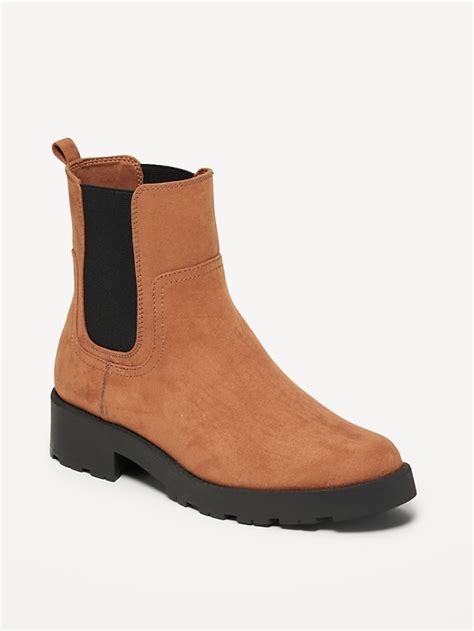 Faux Suede Chelsea Boots Old Navy