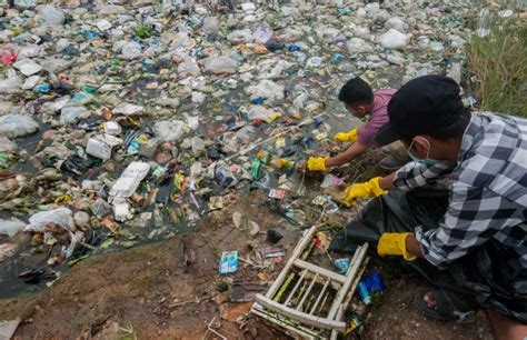 Aksi Bersih Bersih Sampah Di Bekas Tambang Antara Foto