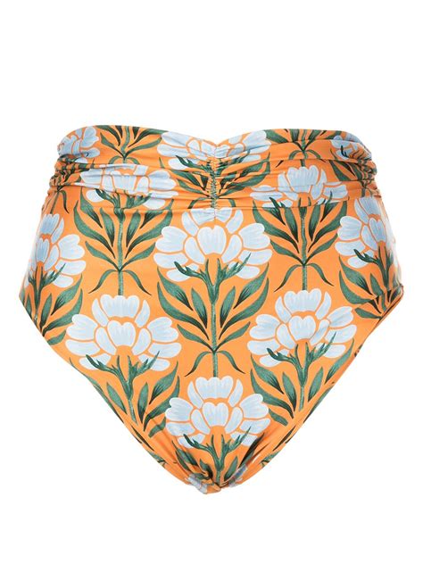 Agua By Agua Bendita Vaiven Floral Print Bikini Briefs Farfetch