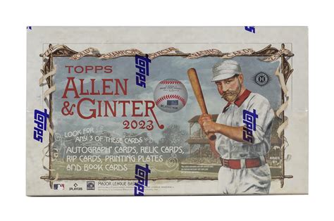 Topps Allen Ginter Baseball Hobby Box Da Card World