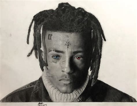 Xxxtentacion Fan Art Drawing