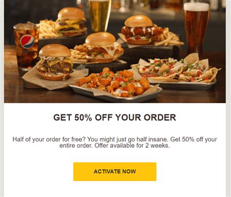 Buffalo Wild Wings Coupon Code Off Your Entire Order Up To