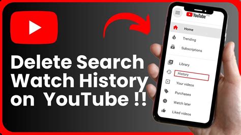 How To Delete Search Watch History On Youtube Youtube