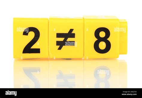 Educational cubes with different numbers isolated on white Stock Photo ...