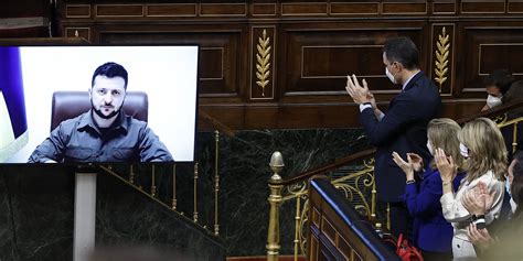 Discurso íntegro De Zelenski Al Congreso De Los Diputados