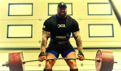 Hafthór Björnsson Tells Us About Training For A World Record Deadlift