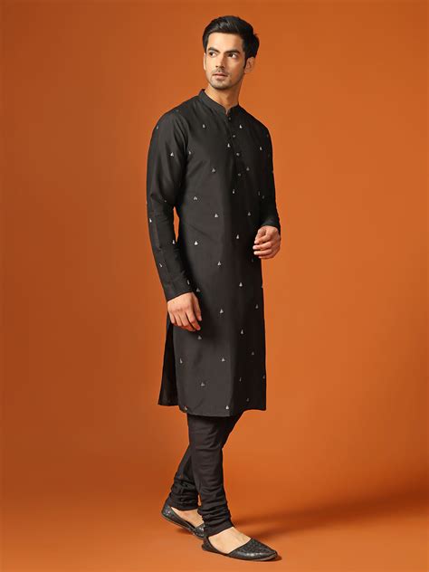 Kisah Men Black Kurta Kisah