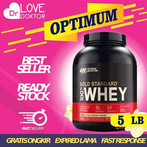 Jual Optimum Nutrition On Gold Standard 100 Whey Protein Isolates