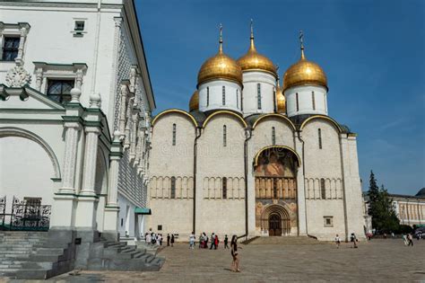 Annunciation Dormition Cathedral In Moscow Kremlin Russia Editorial Photography Image Of