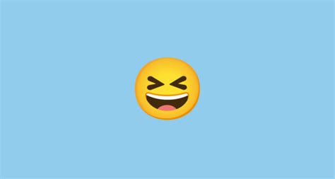 Cara Sonriendo Con Los Ojos Cerrados Emoji On Noto Color Emoji