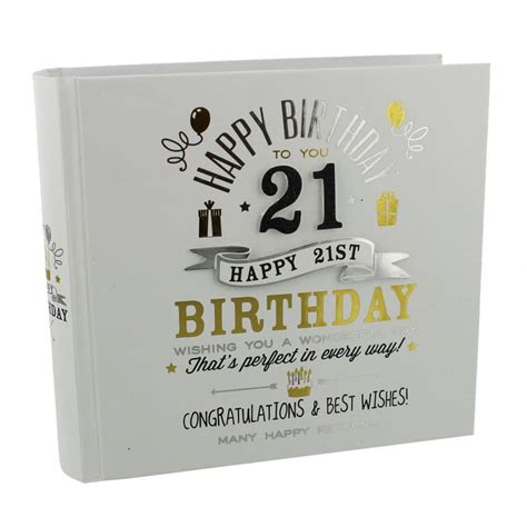 21st Birthday Photo Album Gift