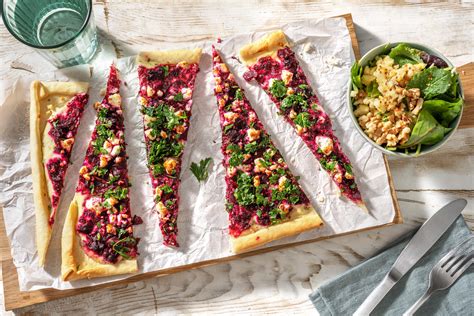 Rote Beete Galette mit Hirtenkäse Rezept HelloFresh