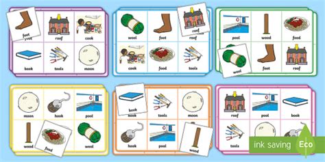 Phase 3 Oo Sound Phonics Bingo Game Phonics Resource