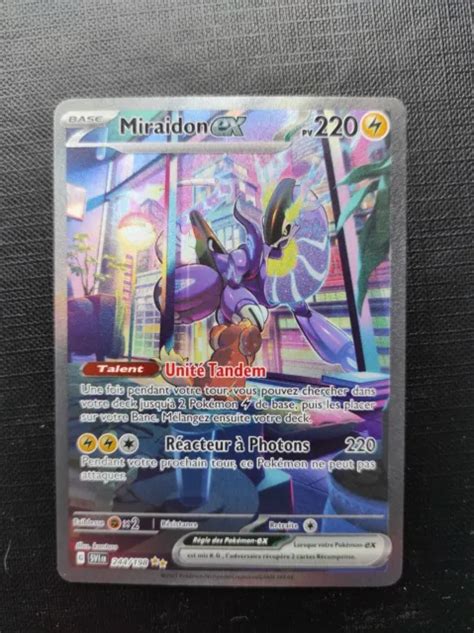 CARTE POKÉMON MIRAIDON EX Alternative 244 198 EV01 Écarlate et Violet 1