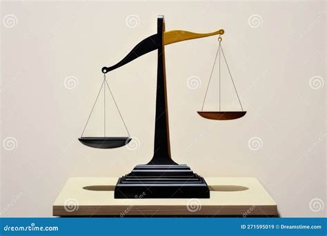 A Scale With One Side Heavily Weighted Portraying The Unequal Struggle