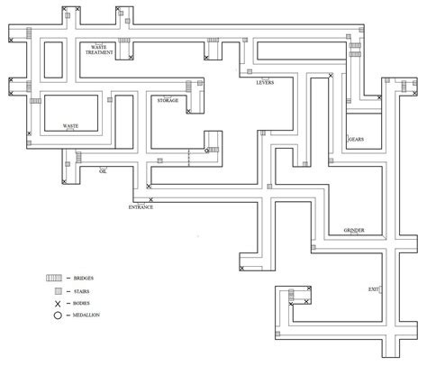 Made A Map Of The Sewers For You Guys R Insidethebackrooms