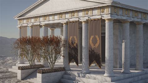 Doric order temple - Finished Projects - Blender Artists Community