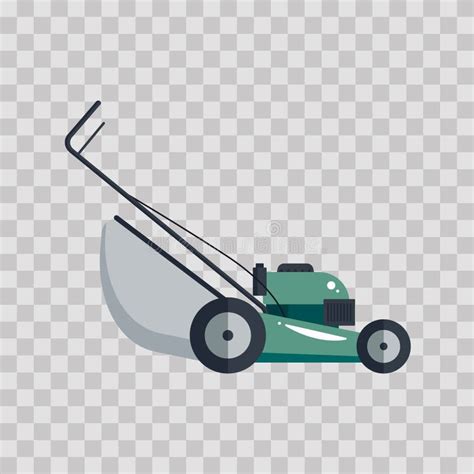 Lawn Mower Machine Icon Technology Equipment Tool Gardening Grass