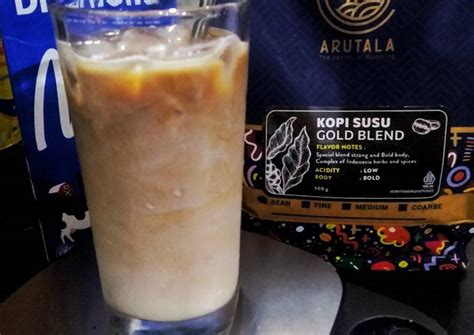 Resep Iced Brown Sugar Coffee Latte With Aratula Coffee Kopi Susu Gold