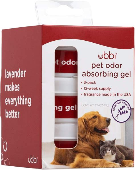 Ubbi Pet Odor Absorbing Gel Pet Odor Eliminator Odor