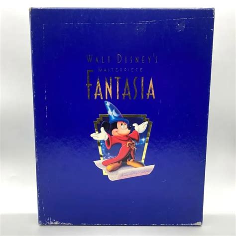 Vintage Walt Disneys Masterpiece Fantasia Cd Vhs Box Set Limited